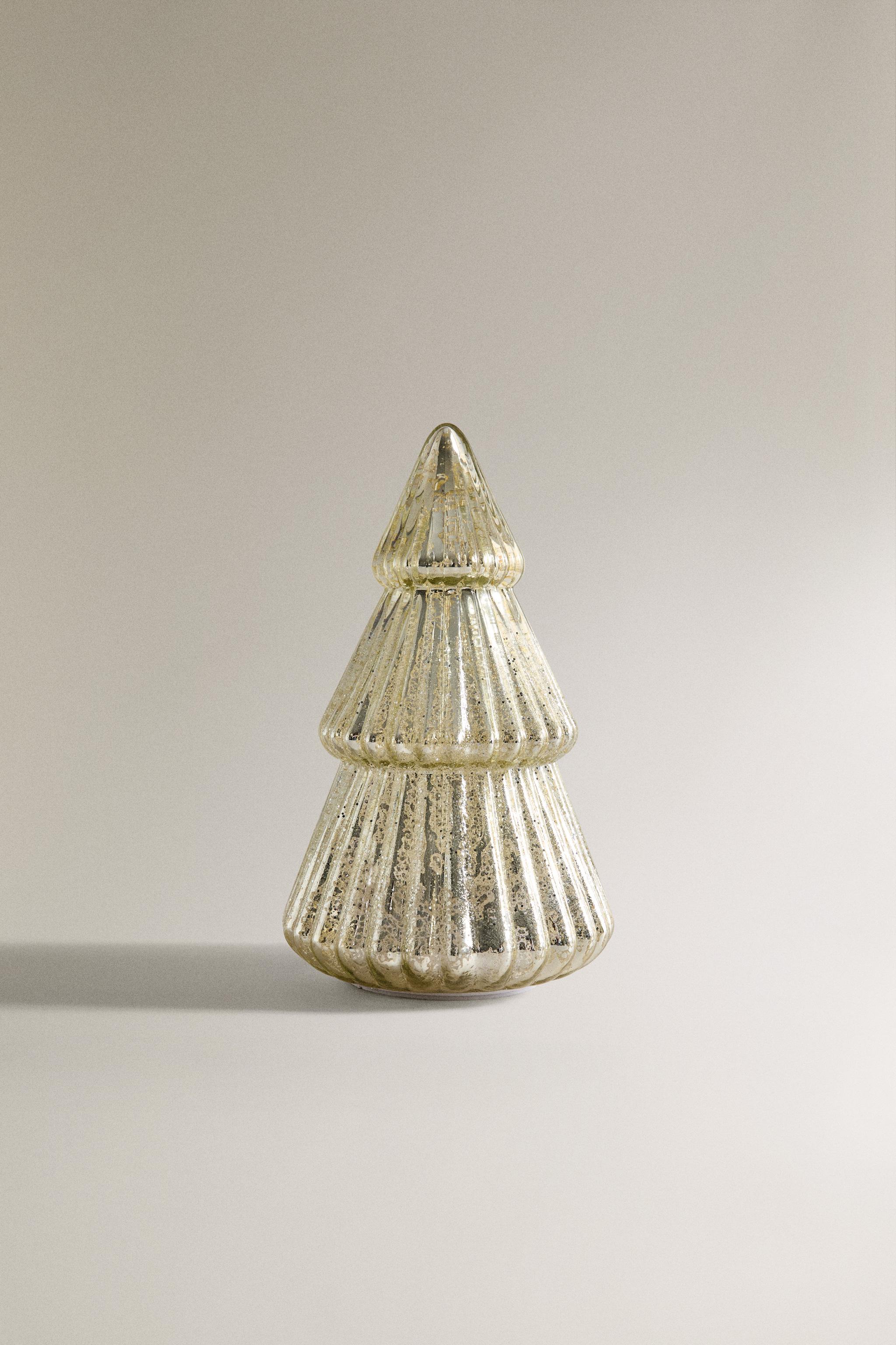 SMALL CHRISTMAS TREE ORNAMENT WITH LIGHT AND MOVEMENT